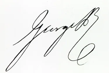 Signature of George IV